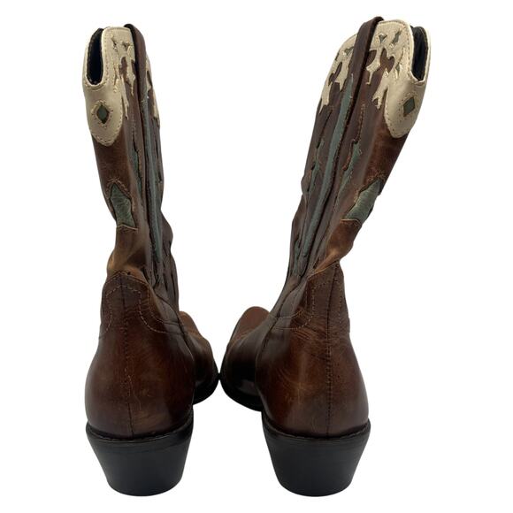 Matisse Leather Pointed Toe Cowgirl Western Boots Brown Size 6M - Picture 3 of 8